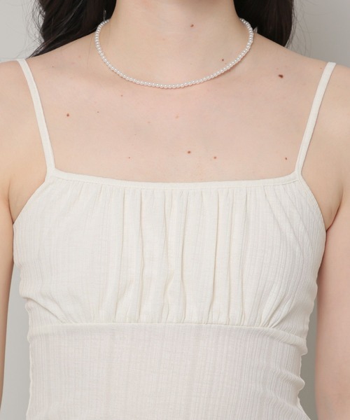 MAGPIEROBIN（マグパイロビン）の「MAGPIE ROBIN／FANCYキャミ　2295269（キャミソール・レディース・ブラック/グリーン/アイボリー・FREE）」の18枚目の写真