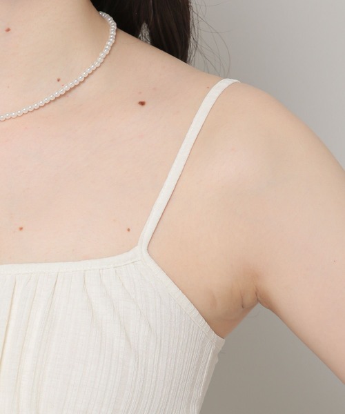 MAGPIEROBIN（マグパイロビン）の「MAGPIE ROBIN／FANCYキャミ　2295269（キャミソール・レディース・ブラック/グリーン/アイボリー・FREE）」の19枚目の写真