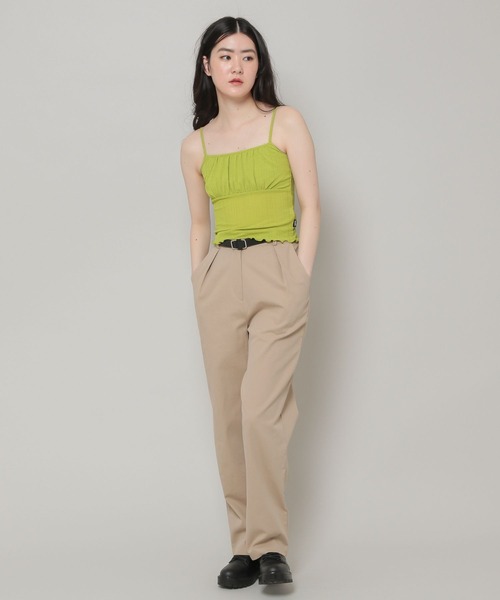 MAGPIEROBIN（マグパイロビン）の「MAGPIE ROBIN／FANCYキャミ　2295269（キャミソール・レディース・ブラック/グリーン/アイボリー・FREE）」の7枚目の写真