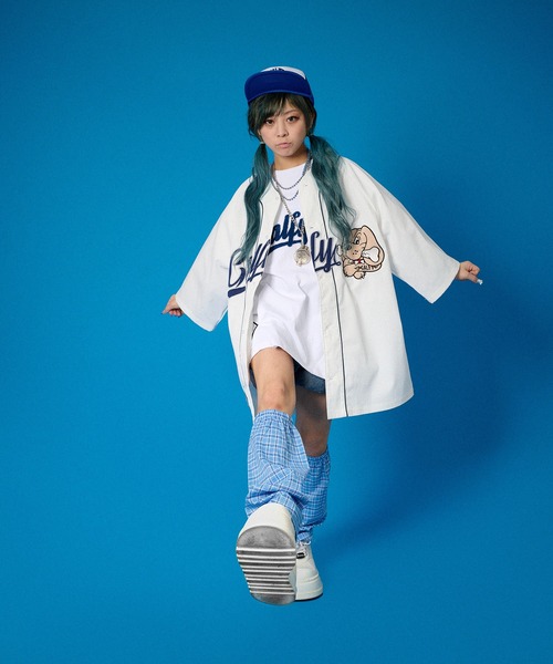 GALFY(ガルフィー)の「GALFY東名阪チームシャツ(Tシャツ/カットソー・メンズ・ホワイト/グレー/ストライプ・L/XL)」の22枚目の写真