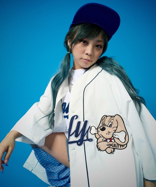 GALFY(ガルフィー)の「GALFY東名阪チームシャツ(Tシャツ/カットソー・メンズ・ホワイト/グレー/ストライプ・L/XL)」の5枚目の写真