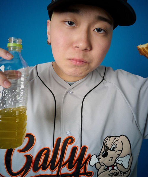 GALFY(ガルフィー)の「GALFY東名阪チームシャツ(Tシャツ/カットソー・メンズ・ホワイト/グレー/ストライプ・L/XL)」の7枚目の写真