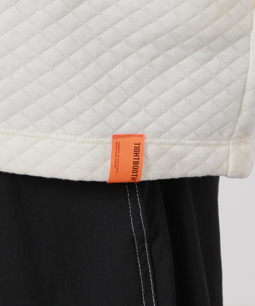 TIGHTBOOTH PRODUCTION（タイトブースプロダクション）の「【TBPR/タイトブースプロダクション】QUILTING CREW SWEAT（スウェット・メンズ・ブラック/アイボリー・MEDIUM/LARGE）」の14枚目の写真