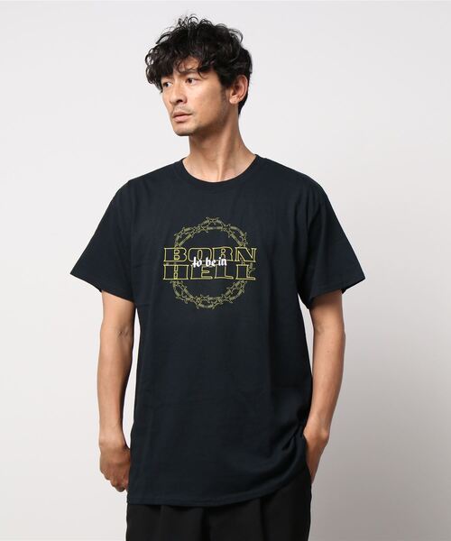 A.en(エイエン )の「Born To Be In Hell Tee(Tシャツ/カットソー・メンズ・ブラック・M/XXL/L/S/XL)」の4枚目の写真