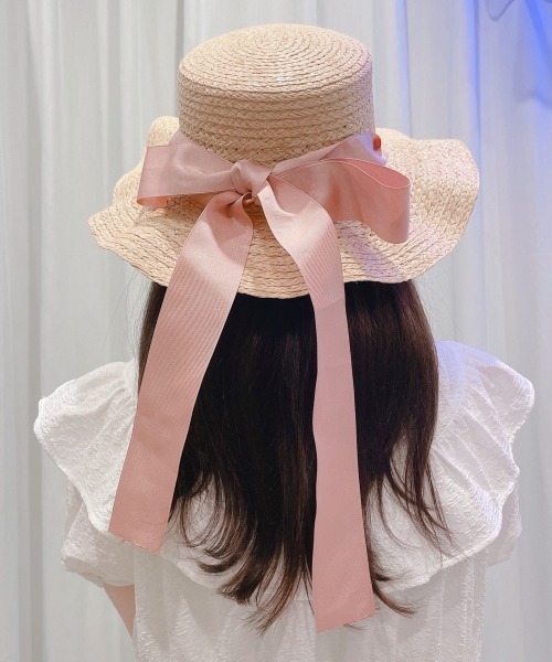 lilLilly（リルリリー）の「ストローリボンハット（ハット）」 - WEAR