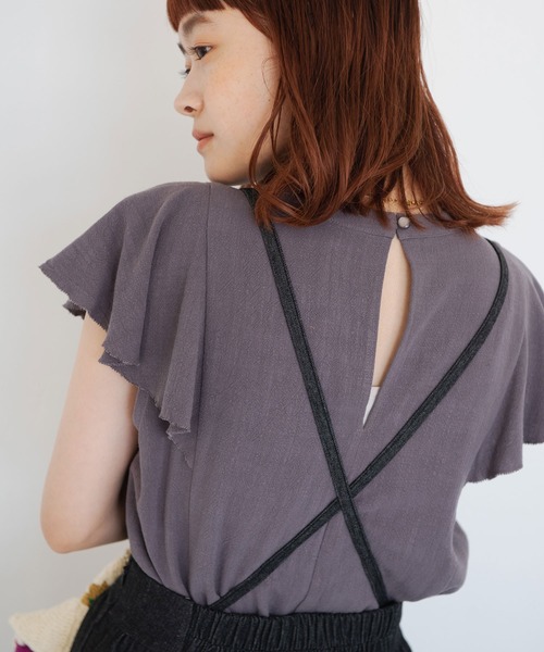 Crisp(クリスプ)の「ヘムフレアデニムスカート(デニムスカート・レディース・ブラック/ネイビー・FREE)」の10枚目の写真