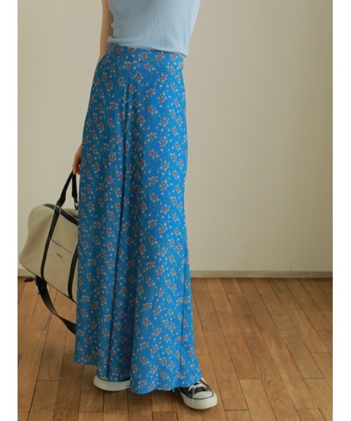 AMAIL(アマイル)の「Flower peace skirt(スカート・レディース・ブルー/ブラック・S/M)」の14枚目の写真