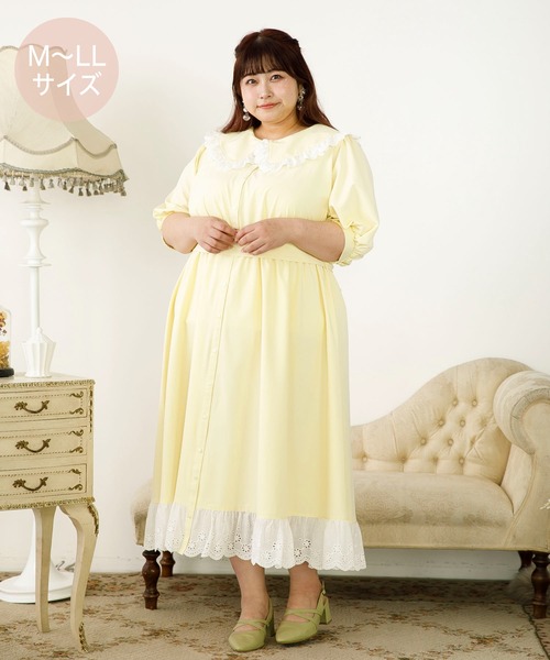 レア❗️美品♡ほぼ未使用♡familiar ワンピース さくらんぼ刺繍ワンピース[品番：IGAW0003611]｜axes femme