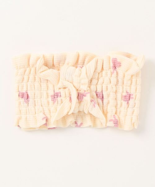 ALTROSE（アルトローズ）の「くすみカラー　ワッフル ヘアバンド（ヘアバンド・レディース・グレー系その他/ライトベージュ/ホワイト系1/ベージュ系5・FREE）」の17枚目の写真