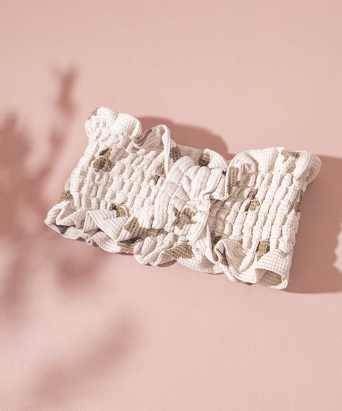 ALTROSE（アルトローズ）の「くすみカラー　ワッフル ヘアバンド（ヘアバンド・レディース・グレー系その他/ライトベージュ/ホワイト系1/ベージュ系5・FREE）」の20枚目の写真