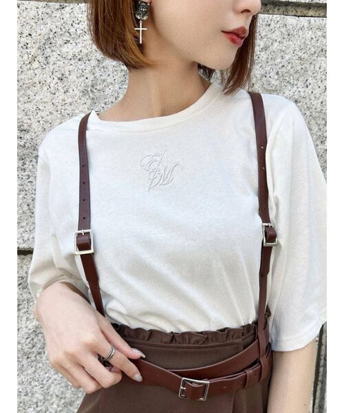 EATME（イートミー）の「クロスハーネスベルト（ベルト・レディース・ブラウン・FREE）」の2枚目の写真