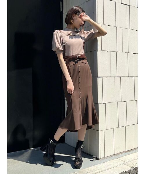 EATME（イートミー）の「クロスハーネスベルト（ベルト・レディース・ブラウン・FREE）」の9枚目の写真