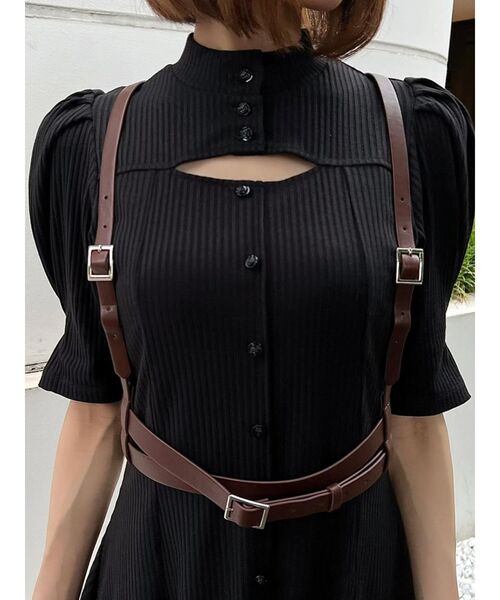 EATME（イートミー）の「クロスハーネスベルト（ベルト・レディース・ブラウン・FREE）」の11枚目の写真