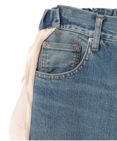 UNDERCOVER（アンダーカバー）の「UC1B8501（デニムパンツ・レディース・ブラック/インディゴブルー・2/3/1/0）」の4枚目の写真