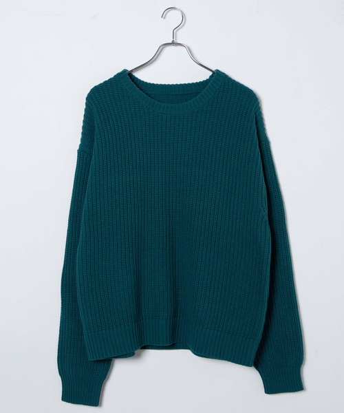 THE STANDARD（ザスタンダード）の「WEGO/クルーネックプルオーバーニット（ニット/セーター・メンズ・グリーン/ブラック/ホワイト/オレンジ・MEDIUM/LARGE）」の15枚目の写真