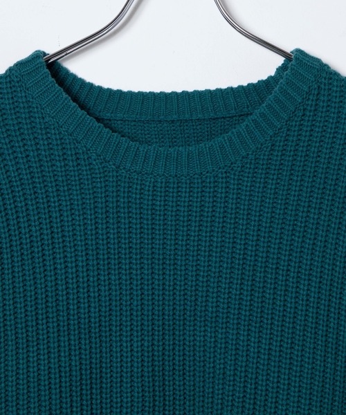 THE STANDARD（ザスタンダード）の「WEGO/クルーネックプルオーバーニット（ニット/セーター・メンズ・グリーン/ブラック/ホワイト/オレンジ・MEDIUM/LARGE）」の16枚目の写真