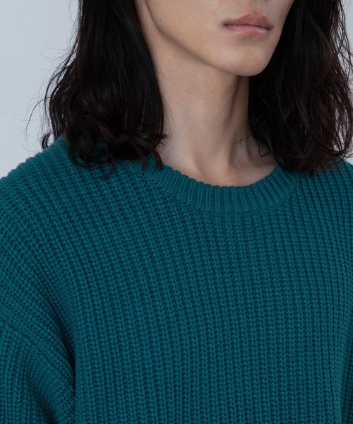 THE STANDARD（ザスタンダード）の「WEGO/クルーネックプルオーバーニット（ニット/セーター・メンズ・グリーン/ブラック/ホワイト/オレンジ・MEDIUM/LARGE）」の18枚目の写真