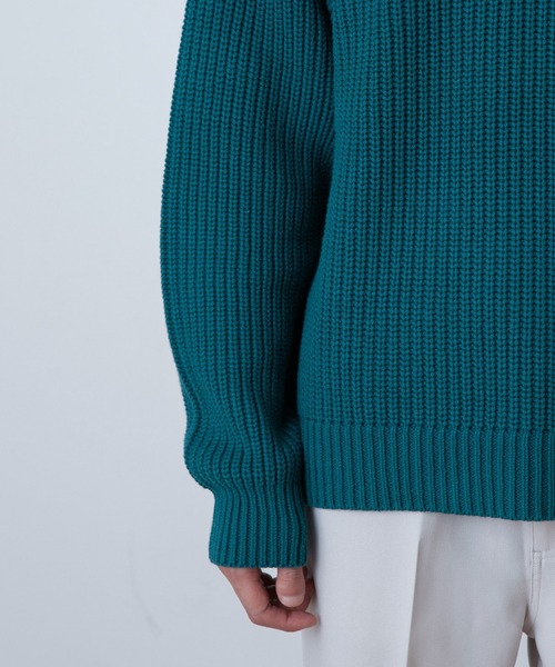 THE STANDARD（ザスタンダード）の「WEGO/クルーネックプルオーバーニット（ニット/セーター・メンズ・グリーン/ブラック/ホワイト/オレンジ・MEDIUM/LARGE）」の19枚目の写真