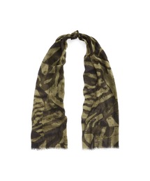 LAUREN RALPH LAUREN（ローレン ラルフ ローレン）の「チェルシー ゼブラプリント リネンブレンド スカーフ（ストール/ショール）」