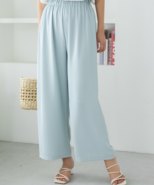 fifth(フィフス)の「ウエストリボンルーズパンツ(その他パンツ・レディース・ライトブルー/ブラック/ラベンダー・M)」の3枚目の写真