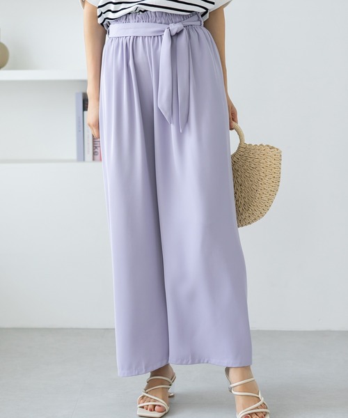 fifth(フィフス)の「ウエストリボンルーズパンツ(その他パンツ・レディース・ライトブルー/ブラック/ラベンダー・M)」の21枚目の写真