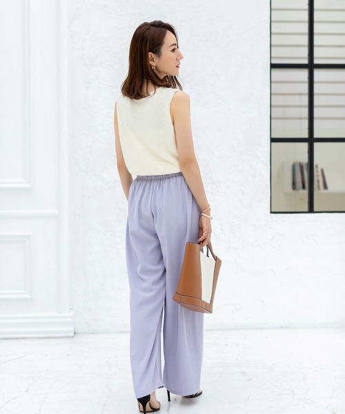 fifth(フィフス)の「ウエストリボンルーズパンツ(その他パンツ・レディース・ライトブルー/ブラック/ラベンダー・M)」の11枚目の写真