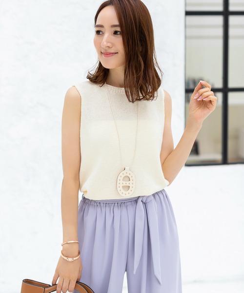 fifth(フィフス)の「ウエストリボンルーズパンツ(その他パンツ・レディース・ライトブルー/ブラック/ラベンダー・M)」の14枚目の写真