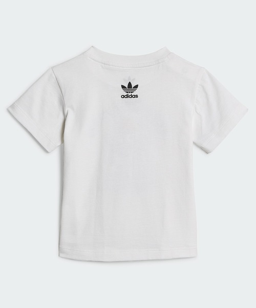adidas（アディダス）の「トレフォイル ショーツ & Tシャツセットアップ / アディダスオリジナルス（キッズ/子供用）（ジャージ・キッズ・ホワイト・60/70/80/90）」の7枚目の写真