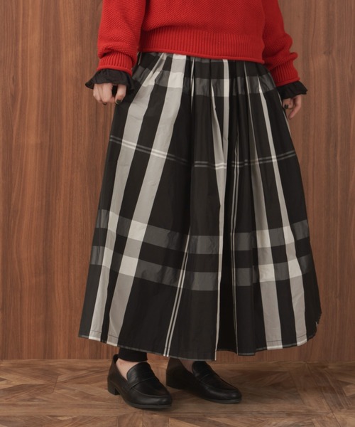 Libra Cue（リブラ キュー）の「マルチチェックボリュームスカート
