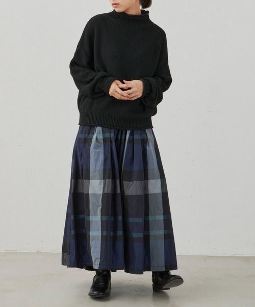 Libra Cue（リブラ キュー）の「マルチチェックボリュームスカート（スカート・レディース・ブラック/アイボリー/ブルー・FREE）」の20枚目の写真