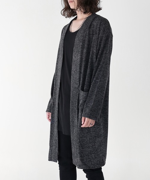 minsobi（ミンソビ）の「ソフトタッチロングカーディガン（カーディガン/ボレロ・メンズ・ブラック/ブルー/チャコール・FREE）」の22枚目の写真