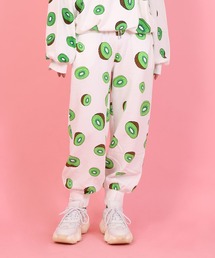 PUNYUS | フード総柄スウェットパンツ(TOMATO・RENNYU・FUGU・KIWI)(スウェットパンツ)