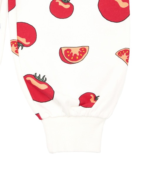 PUNYUS（プニュズ）の「フード総柄スウェットパンツ(TOMATO・RENNYU・FUGU・KIWI)（スウェットパンツ・レディース・ブラック/レッド/ブルー/グリーン・1/2/4/3）」の8枚目の写真