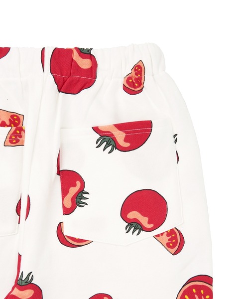 PUNYUS（プニュズ）の「フード総柄スウェットパンツ(TOMATO・RENNYU・FUGU・KIWI)（スウェットパンツ・レディース・ブラック/レッド/ブルー/グリーン・1/2/4/3）」の13枚目の写真