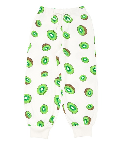 PUNYUS（プニュズ）の「フード総柄スウェットパンツ(TOMATO・RENNYU・FUGU・KIWI)（スウェットパンツ・レディース・ブラック/レッド/ブルー/グリーン・1/2/4/3）」の16枚目の写真