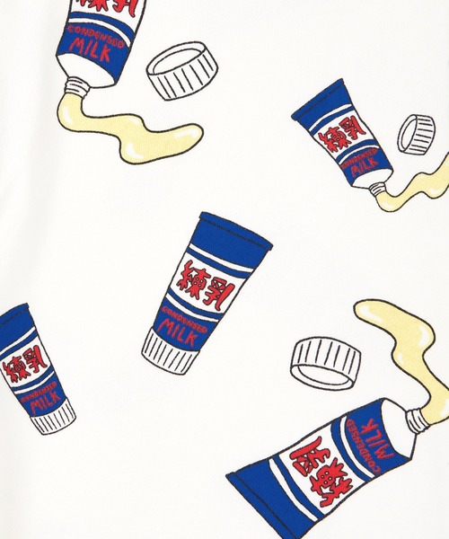 PUNYUS（プニュズ）の「フード総柄スウェットパンツ(TOMATO・RENNYU・FUGU・KIWI)（スウェットパンツ・レディース・ブラック/レッド/ブルー/グリーン・1/2/4/3）」の18枚目の写真