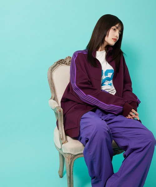 re_k by JUNRED（レクバイジュンレッド）の「re_k by JUNRED / スリーブライントラックジャージ（ブルゾン・メンズ・ボルドー/ブルー系その他/ブラック/ブルー・S/M/L）」の11枚目の写真