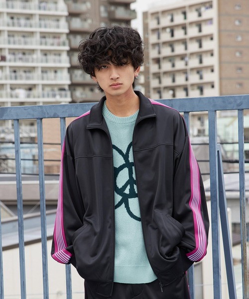 セール】re_k by JUNRED / スリーブライントラックジャージ（ブルゾン