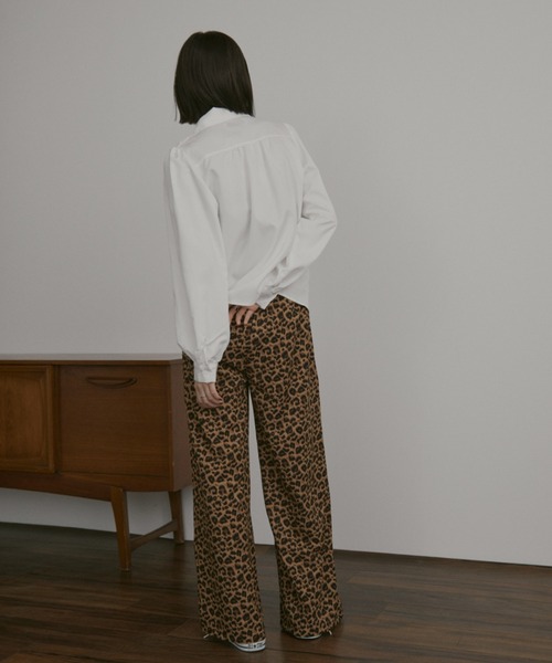 MERLOT（メルロー）の「ビッグリボンボウタイブラウス（シャツ/ブラウス・レディース・ホワイト/ブラック/チェック・FREE）」の21枚目の写真