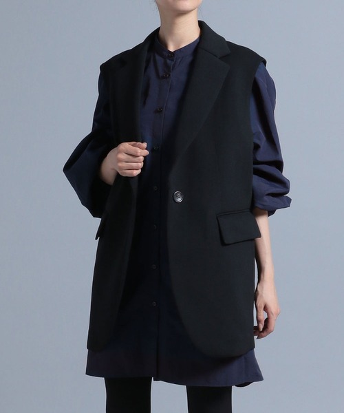 HEREIAM（ヘレイアム）の「【HEREIAM】REFIND AIR　ジレ（ベスト・レディース・ブラック・FREE）」の16枚目の写真