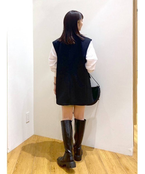 HEREIAM（ヘレイアム）の「【HEREIAM】REFIND AIR　ジレ（ベスト・レディース・ブラック・FREE）」の21枚目の写真