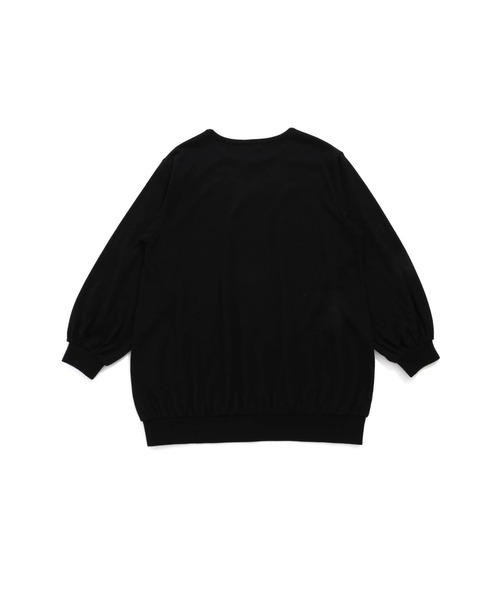 JENNI belle(ジェニィベル)の「【WEB限定】袖ロゴロング丈ロンT(Tシャツ/カットソー・キッズ・ブラック/オフホワイト/ミント・130cm/140cm/150cm/160cm)」の10枚目の写真