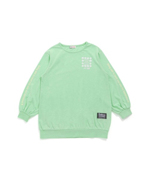 JENNI belle(ジェニィベル)の「【WEB限定】袖ロゴロング丈ロンT(Tシャツ/カットソー・キッズ・ブラック/オフホワイト/ミント・130cm/140cm/150cm/160cm)」の17枚目の写真