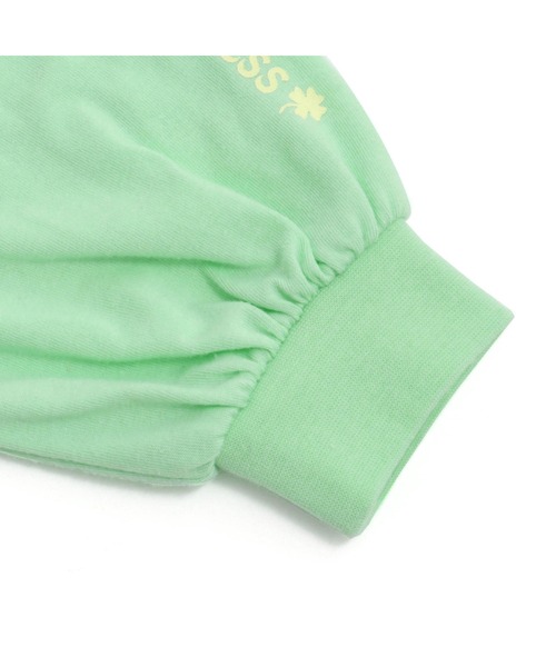 JENNI belle(ジェニィベル)の「【WEB限定】袖ロゴロング丈ロンT(Tシャツ/カットソー・キッズ・ブラック/オフホワイト/ミント・130cm/140cm/150cm/160cm)」の5枚目の写真