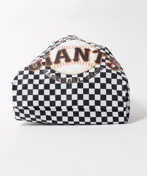 INFIELDER DESIGN（インフィールダーデザイン）の「INFIELDER DESIGN/インフィルダーデザイン MLB ECO BAG エコバック ミニバッグ（トートバッグ・メンズ・ネイビー/ブルー/オレンジ・ONE SIZE）」の13枚目の写真