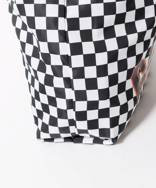 INFIELDER DESIGN（インフィールダーデザイン）の「INFIELDER DESIGN/インフィルダーデザイン MLB ECO BAG エコバック ミニバッグ（トートバッグ・メンズ・ネイビー/ブルー/オレンジ・ONE SIZE）」の6枚目の写真