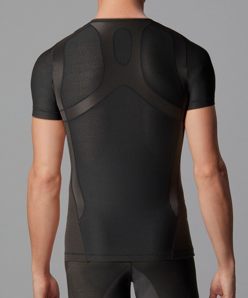 CW-X(シーダブリューエックス)の「「JYURYU TOP」 機能性トップス 半袖 メッシュ(Tシャツ/カットソー・メンズ・ブラック/アイボリー・M/L)」の12枚目の写真