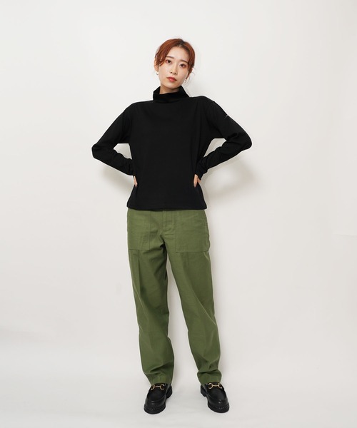 ORCIVAL(オーシバル)の「RIB JERSEY TURTLENECK(その他トップス・レディース・オフホワイト/ブラック/ストーン・1)」の12枚目の写真