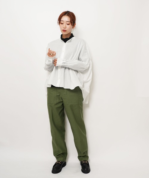 ORCIVAL(オーシバル)の「RIB JERSEY TURTLENECK(その他トップス・レディース・オフホワイト/ブラック/ストーン・1)」の9枚目の写真