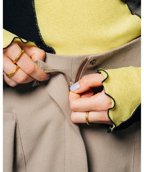 led.tokyo(レッドトウキョウ)の「【led.tokyo】ポケットベルト付きロングスカート(スカート・レディース・ブラック/ベージュ・SMALL/MEDIUM)」の17枚目の写真